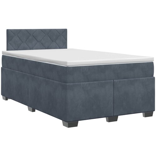  Boxspring krevet s madracem Tamnosiva 120 x 200 cm Bar&amp;scaron;un Slike
