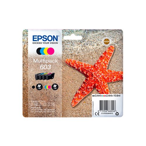 Epson Original Multipack 4-Colours 603 Ink Cartridge, (21406327) Cene