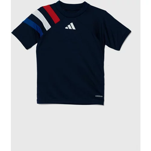 Adidas Dječja majica kratkih rukava FORTORE23SY boja: tamno plava, s uzorkom, IK5727