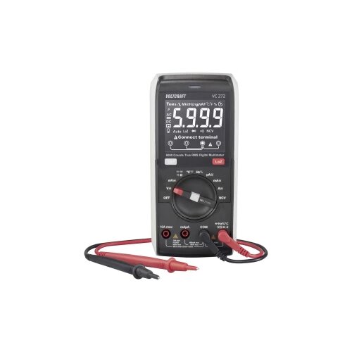 Voltcraft VC272 ročni multimeter digitalni true rms LoZ CAT III 600 V Prikaz (&scaron;tetje): 6000, (5000299311) Cene