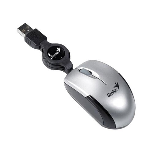 Genius Micro Traveler USB mi&scaron;ka, srebrna Cene