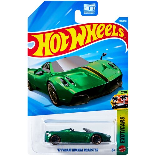 Mattel Hot Wheels: 17 Pagani Huayra Roadster zeleni autić 1/64 - Slike