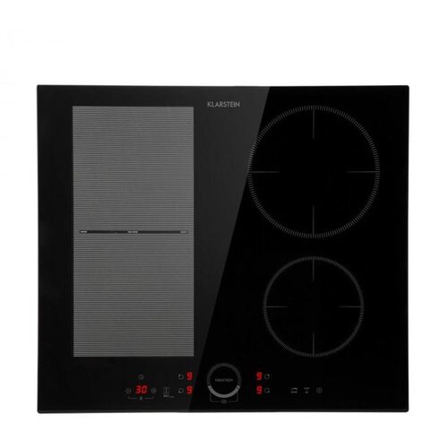Klarstein Delicatessa 60 Hybrid, indukcijska kuhalna plo&amp;scaron;ča, vgradna, 4 kuhalne plo&amp;scaron;če, 7000 W, črna Slike