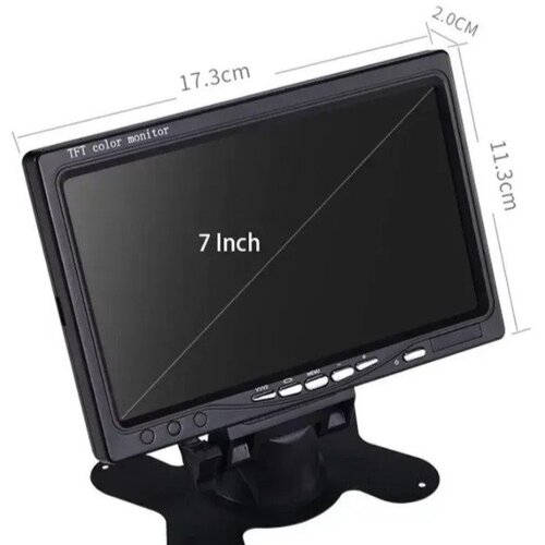  lcd tft monitor 7 inča za video nadzor, rikverc kamere i multimediju Cene
