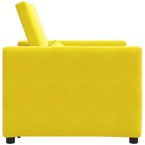 SOFA na razvlačenje Singl s kotačima Žuta Bar&amp;scaron;un Slike