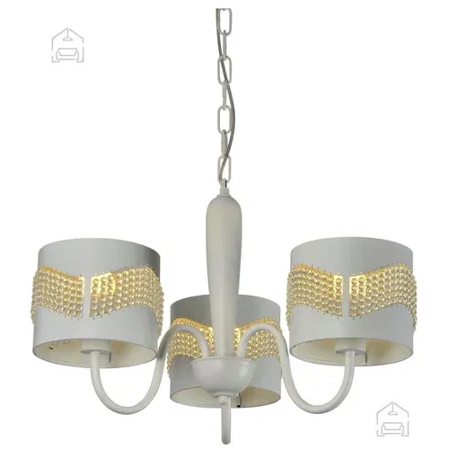 Candellux Viseča stropna svetilka Antonio 3x60W E27 White