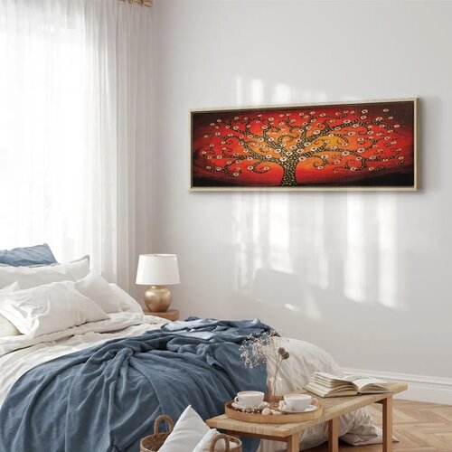  Slika - Fiery Tree (1 Part) Narrow 150x50 Cene