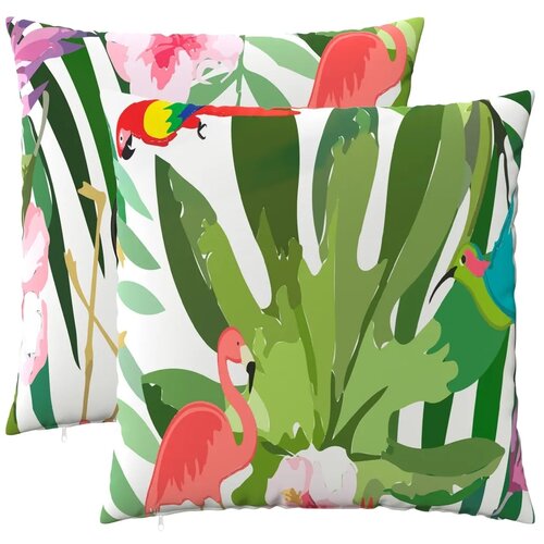  Presvlaka za jastuk 2 pcs HEERLEN &Scaron;areni 80 x 80 cm Poliester - &Scaron;areni 80 x 80 cm 2 Cijene