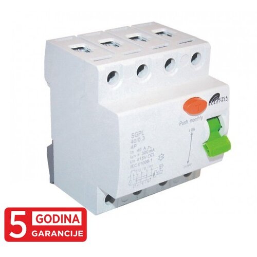Mitea_Electric FID sklopka 63A 30mA 3P+N SGPL 5Y Cene