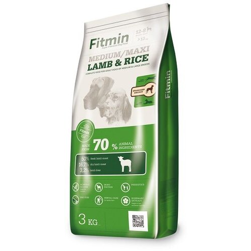 Fitmin Dog Nutrition Programme Medium / Maxi Jagnjetina & Pirinač, hrana za pse 3kg Cene