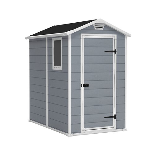 Curver Baštenska kuća Manor 4x6 sivo bela Cene