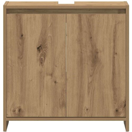 VidaXL Ormarić za umivaonik smeđa boja hrasta 60x33x60 cm drveni Slike