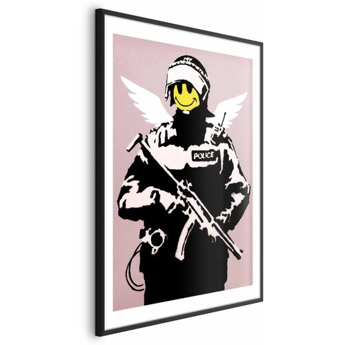  Plakat - Policeman 29.7x42 Crni okvir s margom Cene