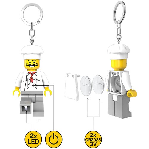 Lego Minifigure privezak za ključeve sa svetlom: &amp;Scaron;ef ( LGL-KE24H ) Slike