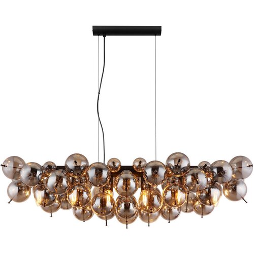 Globo 15633H1S - Luster na sajli UDO 6xE14/25W/230V crna Slike
