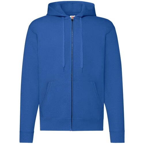 Fruit Of The Loom Blue Zippered Hoodie Classic Cene