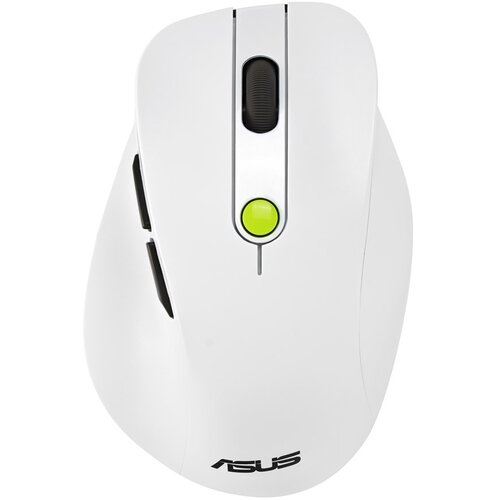 Asus MD105 Volt Green Wireless mi&amp;scaron; belo-zeleni Slike