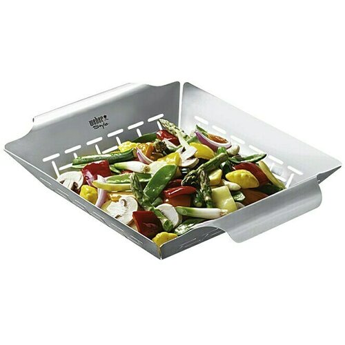 Weber Style Ko&amp;scaron;ara za povrće (Plemeniti čelik, 29,5 x 35 cm) Slike