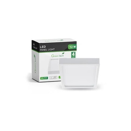  Led panel Green Tech 12W, 300K, nadgradni,kvadratni Cene