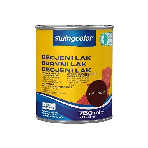 SWINGCOLOR Barvni lak (svilenkasto mat; barva: čokolada; 750 ml) Cene