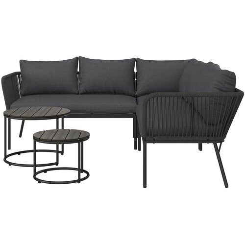 Modern Living Lounge Garnitura Cemi, Antracit, 4-Delno Cene