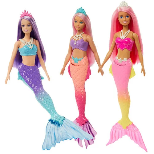 Mattel BARBIE LUTKA SIRENA DREAMTOPIA