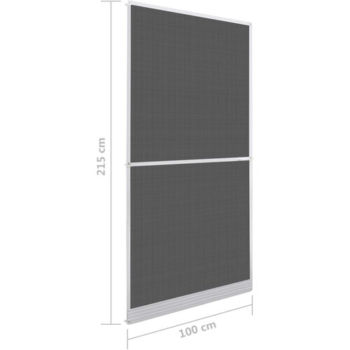  Zaslon za insekte s čepom Bijela i crna 100 x 215 cm Slike