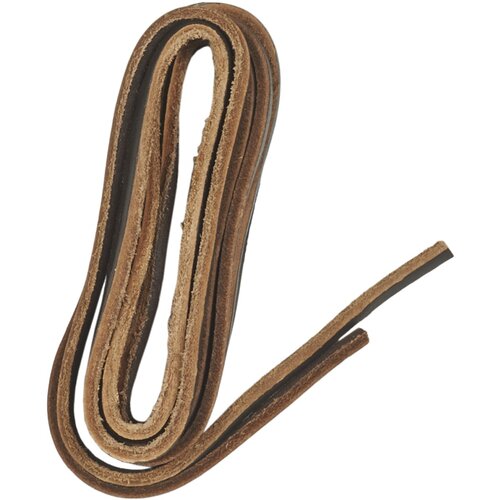 Famaco Vezalke LACET CUIR 120 CM MARRON FONCE Kostanjeva Cene