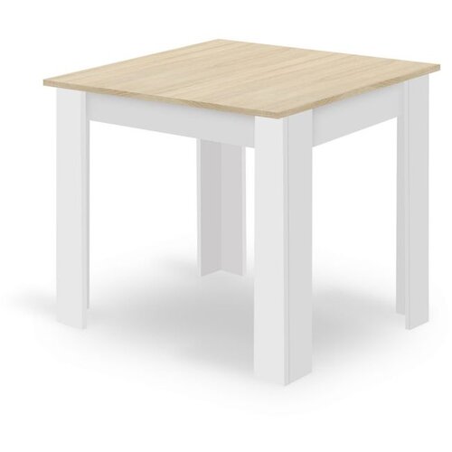  Stol NP 80x80 hrast sonoma + bijela Cene