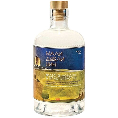 Mali Debeli Džin London Dry 0.7 l Slike