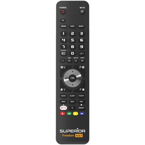 Superior Daljinski upravljač, za 4 uređaja, PC programiranje - 4:1 FREEDOM - black Slike