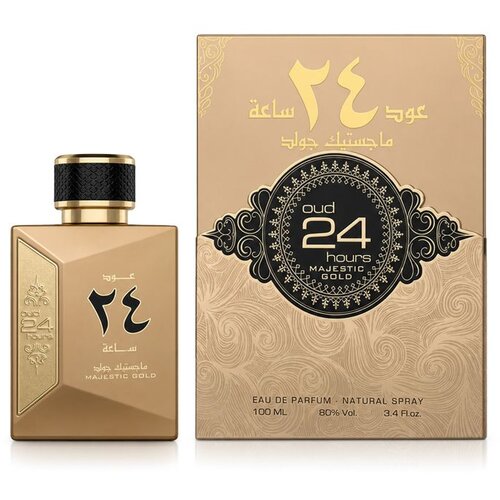 Ard Al Zaafaran Oud 24 Hours Majestic Gold Eau De Parfum 100 ml (unisex) Slike