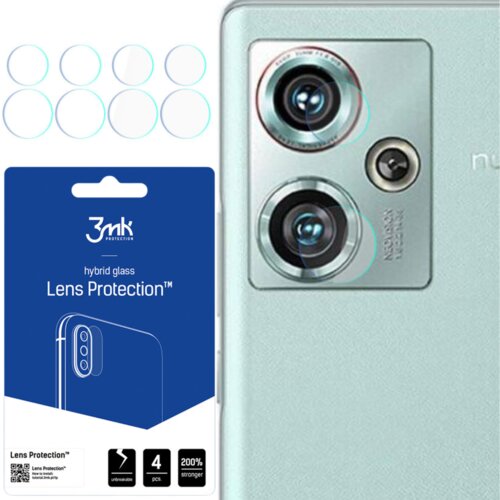 3mk ZA&amp;Scaron;ČITA ZA LEČE ZA ETUI IZ KALJENEGA STEKLA NUBIA Z50, (21965582) Slike