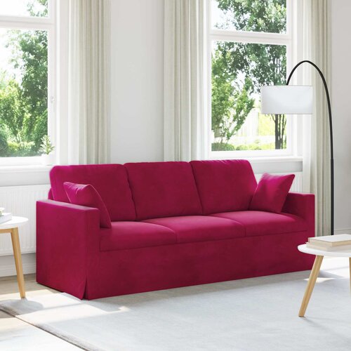 SOFA Vinska crvena 198 x 78 x 80 cm Baršun Cene