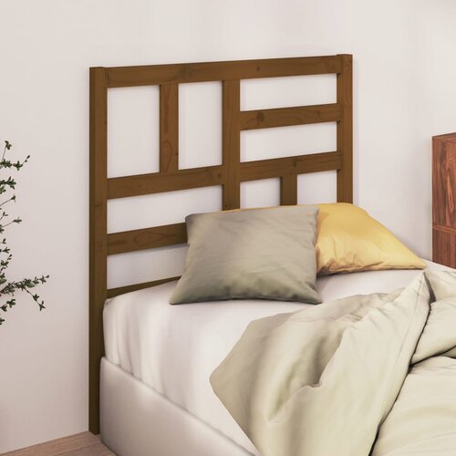  Uzglavlje za krevet boja meda 81 x 4 x 104 cm masivna borovina Cijene
