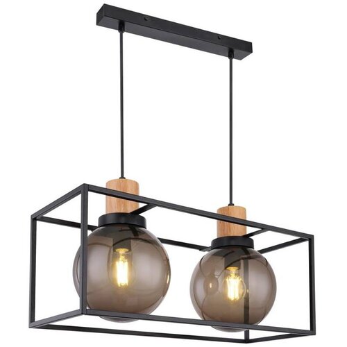 Candellux Lighting Črna viseča svetilka 20x42 cm Retro 2 - Candellux Lighting Cene