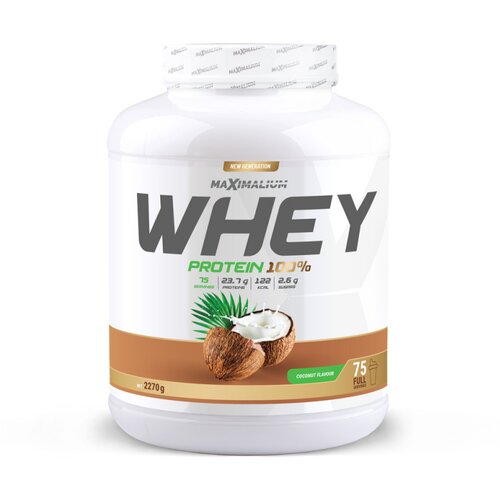 Maximalium Whey Protein, Kokos, 2270 g Slike