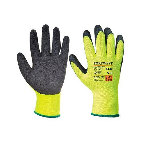 PORTWEST Rukavice A140 Thermal Grip/ žuto/crna Cene