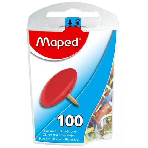 Maped Risalni žebljički, rdeči, 100 kosov Slike