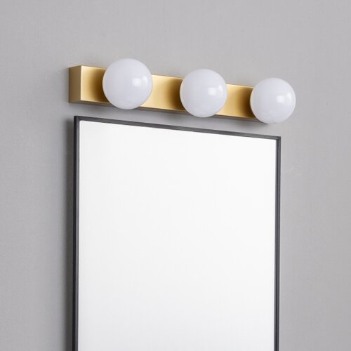 Brilagi SET 2x LED zidna svetla za kupatilo HOLLYWOOD 3xLED/3W/230V 39 cm IP44 zlatna Slike