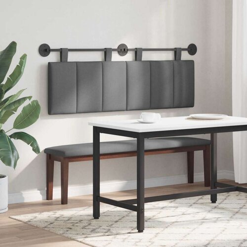  Viseće uzglavlje kreveta tkanina - Tamno siva 120 cm bez LED Cene
