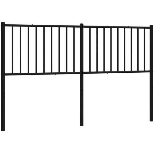 Maison Chic kovinsko posteljno vzglavje - vzglavna omarica - nočna omarica črno 160 cm, (21705171) Cene