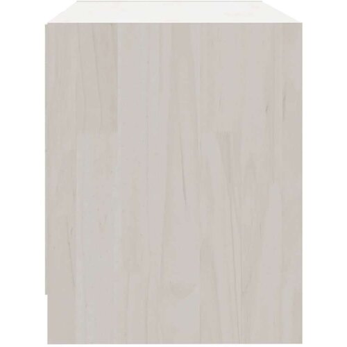 vidaXL TV omarica bela 80x31x39 cm trdna borovina Cene