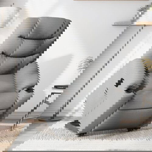 vidaXL električni naslanjač s funkcijo vstajanja svetlo siv Cene