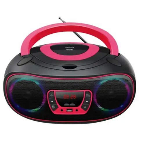 Denver UKW CD radio TCL-212BT AUX, CD, USB, Bluetooth Svjetlo raspoloženja Ružičasta Slike