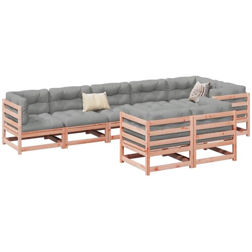  8-dijelni set vrtnih sofa od masivnog drva duglazije Cene
