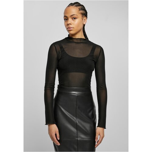 Urban Classics Women's Fishnet Turtleneck Bodysuit Black Cijene
