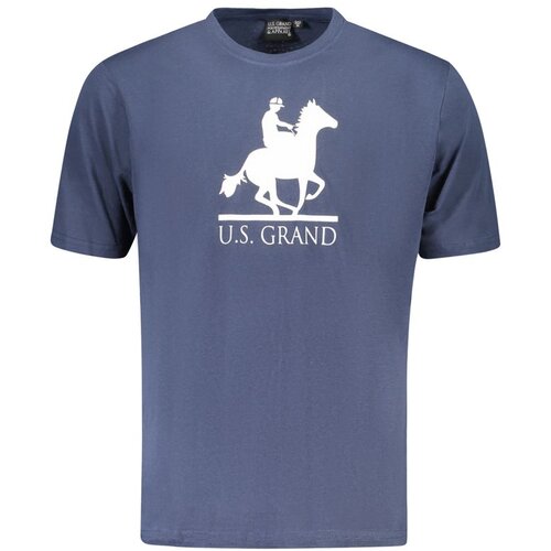 U.S. Grand Polo Club US Grand Polo Mu&amp;scaron;ka Majica Kratkih Rukava Plava Slike