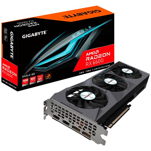 Gigabyte VGA RX 6600 Eagle 8GB GDDR6 128bit2xHDMI2xDP [GV-R66EAGLE-8GD] Cijene