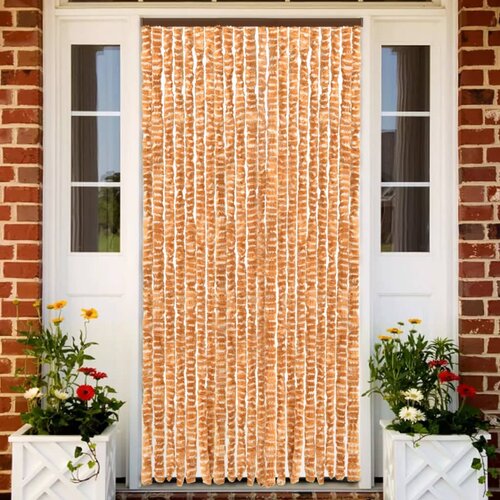 vidaXL Zastor protiv insekata oker-bijeli 90 x 220 cm šenil Cijene